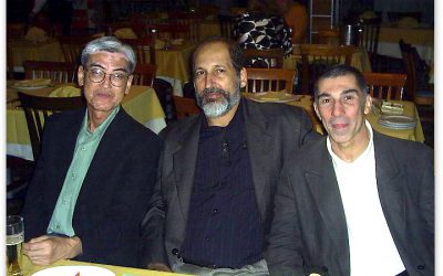 Sensei Shikanai, Sensei Alberto Ferreira e Sensei Carlos Nogueira