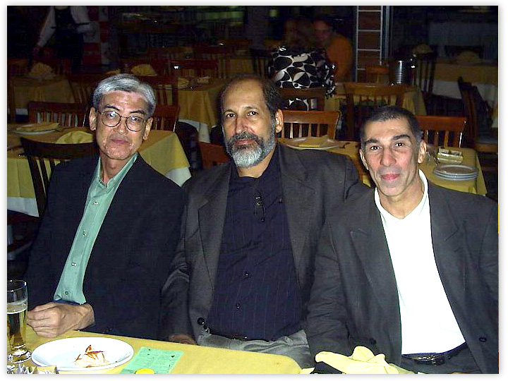 Sensei Shikanai, Sensei Alberto Ferreira e Sensei Carlos Nogueira