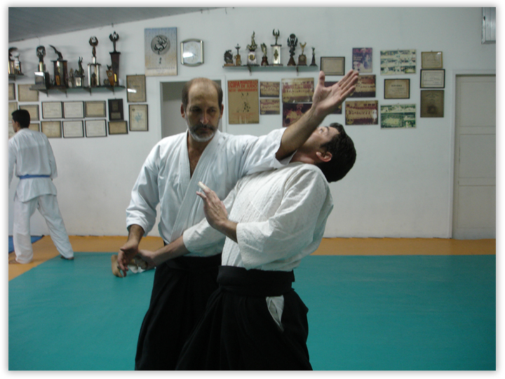Professor Alberto e alunos de Aikido | Dojo Marzullo | 2008